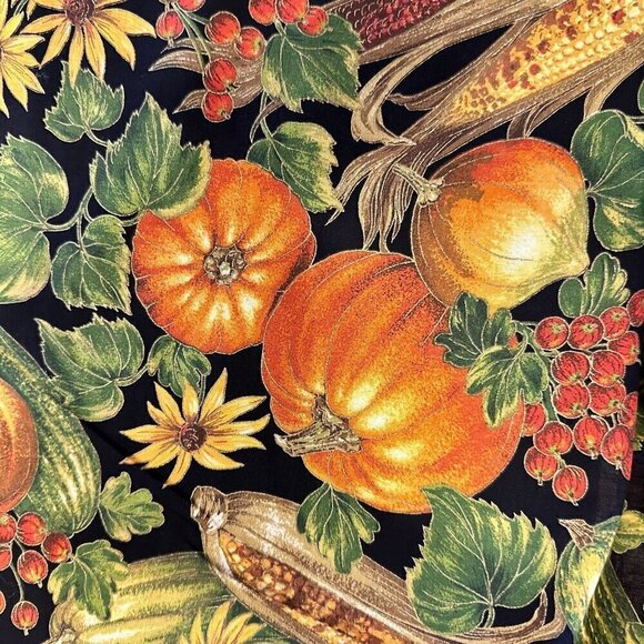 Autumn Harvest Fabric Cranston Cotton Pumpkins Fall Gourds Quilting 44 X 36 - Picture 4 of 8